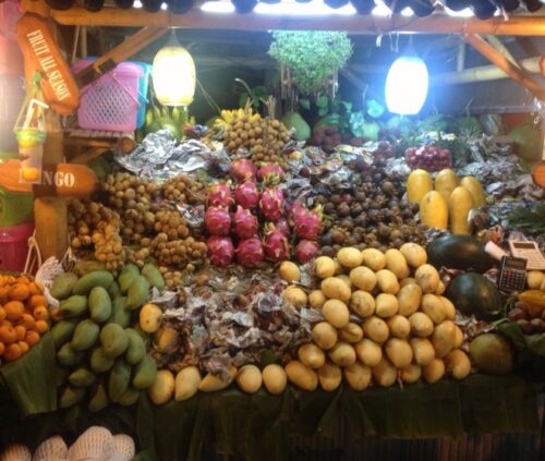 fruit stand in Thailand