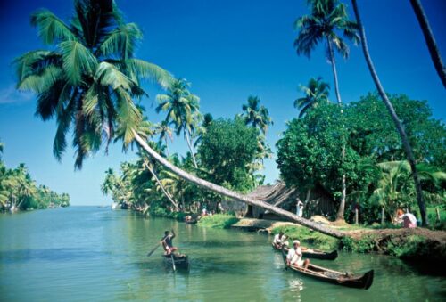 Boats in Kerala, India